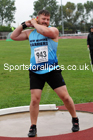 Mens and Boys shot putt, 2021 North Eastern Track and Field Champs., Middesbrough. Photo: David T. Hewitson/Sports for All Pics